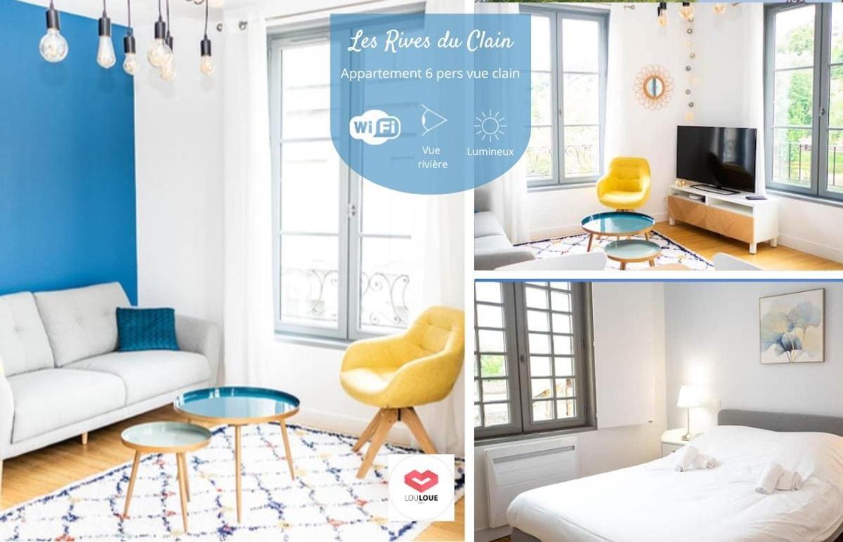Ferienwohnung Les Rives Du Clain - Sublime T4 Au Bord De L'Eau Poitiers Exterior foto